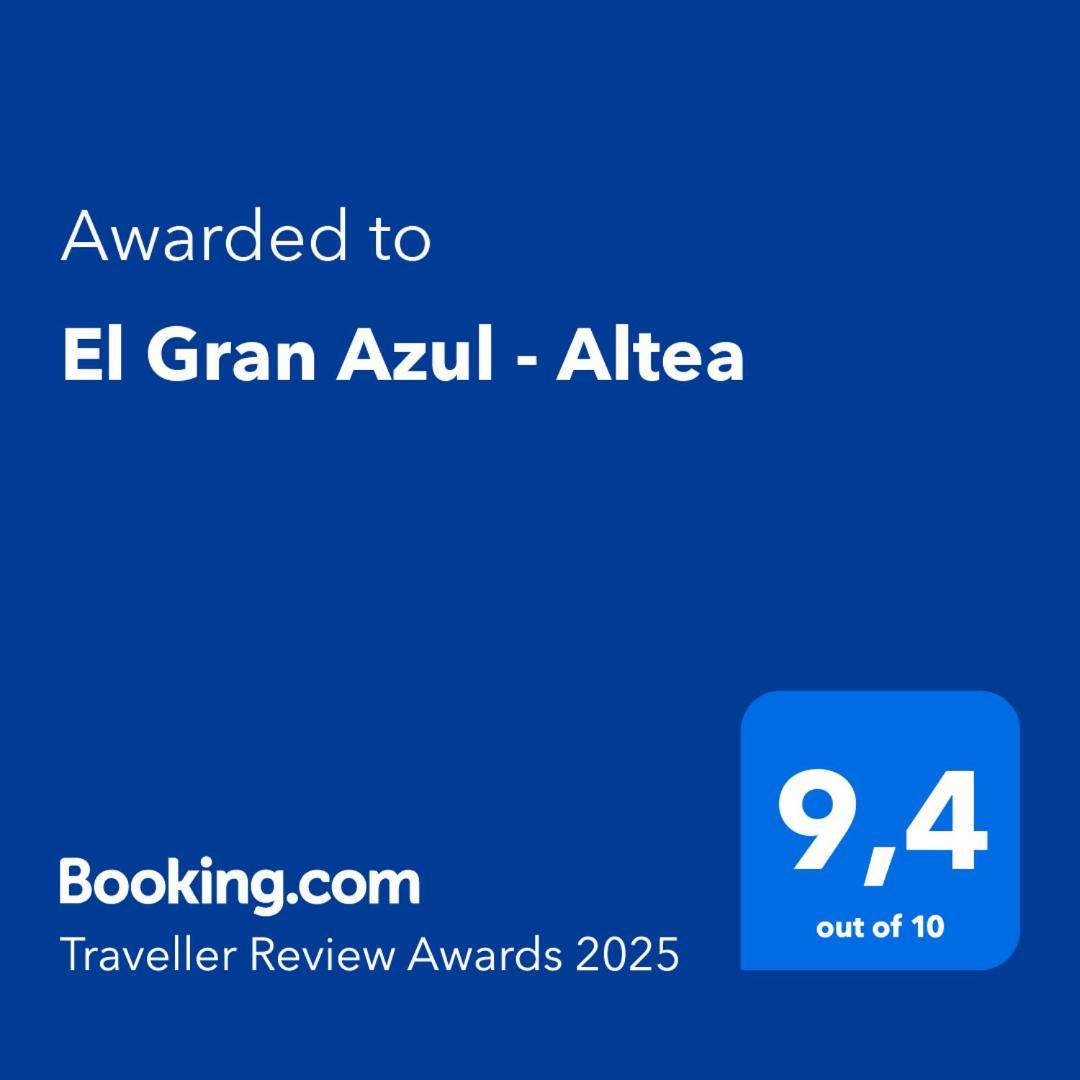 El Gran Azul - Altea Apartment Ngoại thất bức ảnh